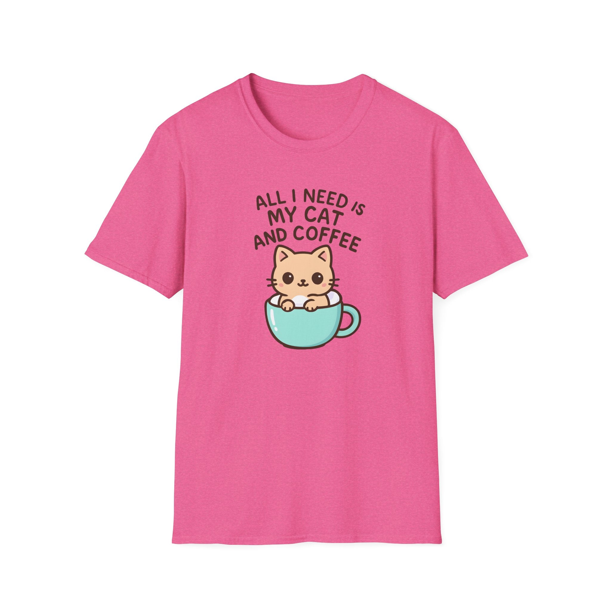 Cat in Coffee Cup T-Shirt Main image