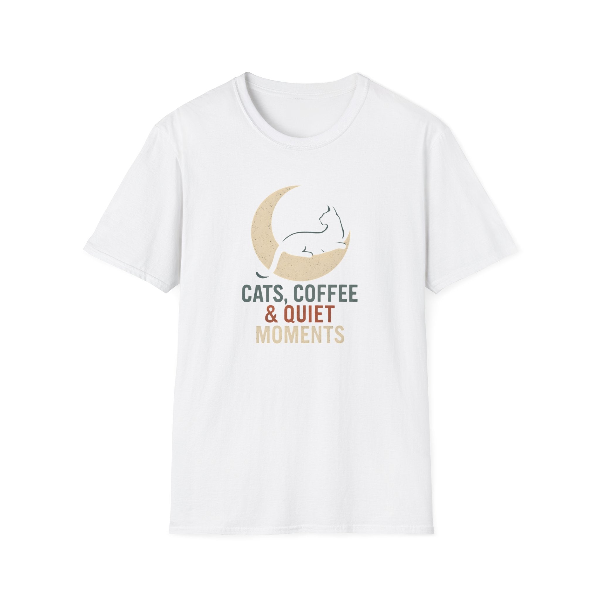 Cats Coffee Quiet Moments T-Shirt Main image