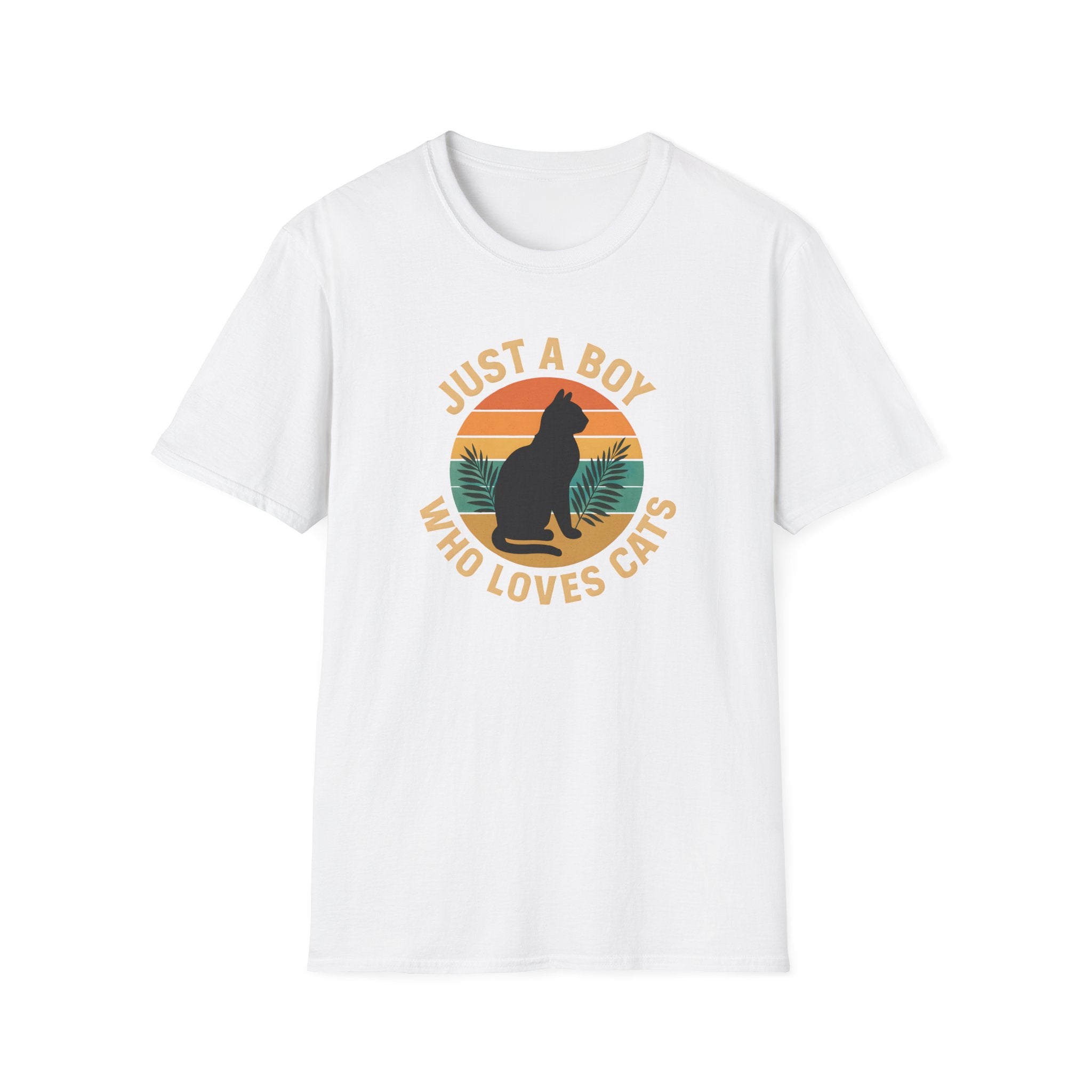 Boy Who Loves Cats T-Shirt Secondary image