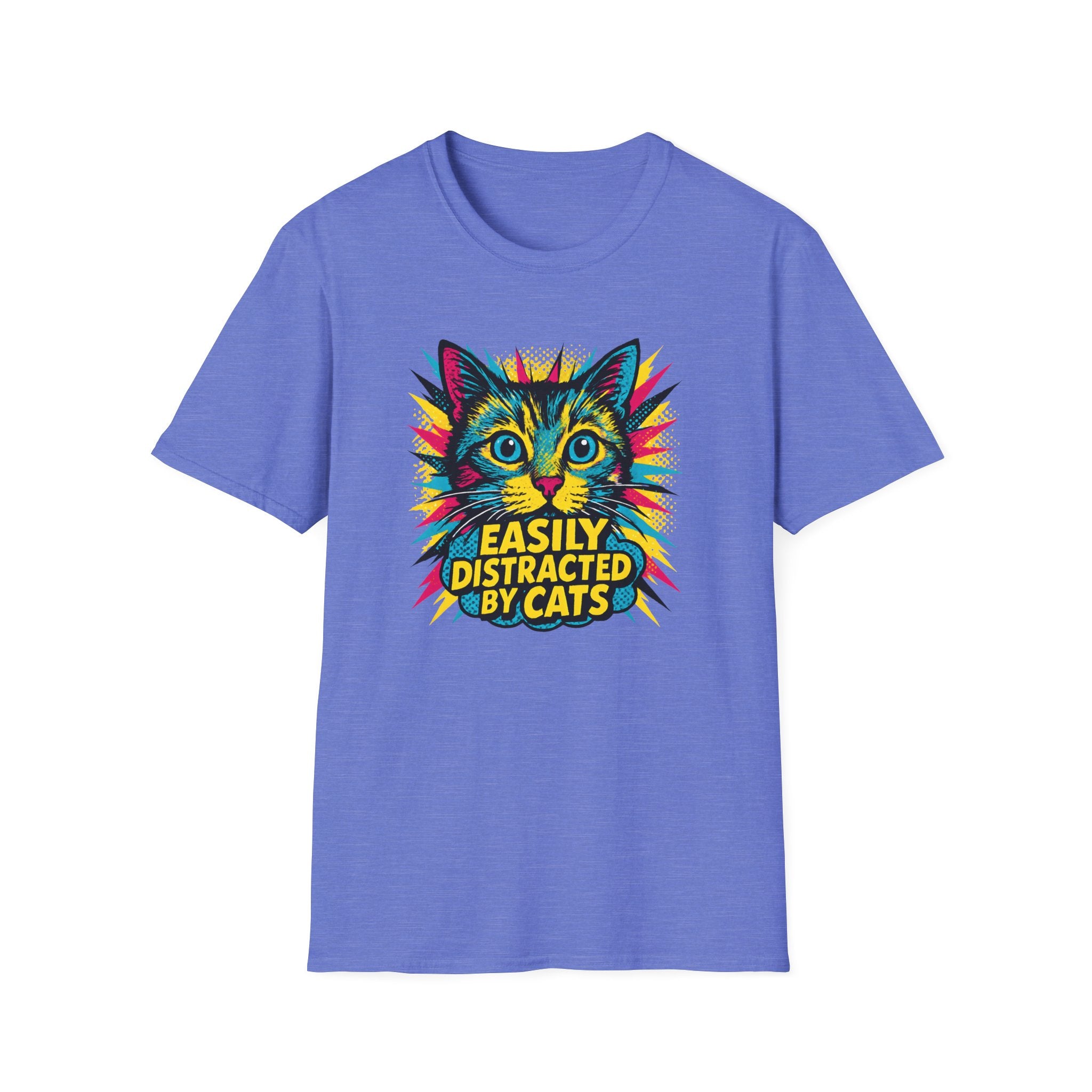 Easily Distracted by Cats T-Shirt Main image