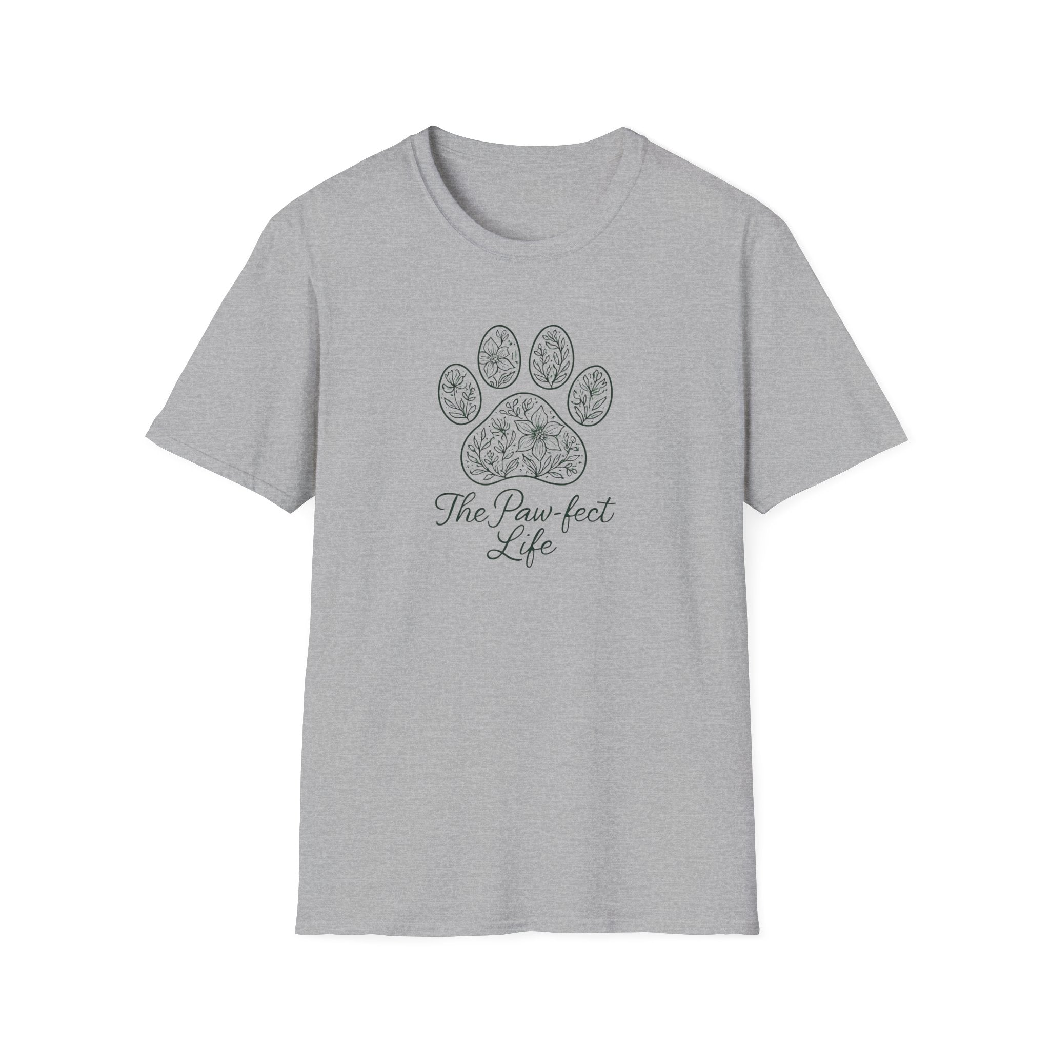 Floral Paw Print T-Shirt Secondary image
