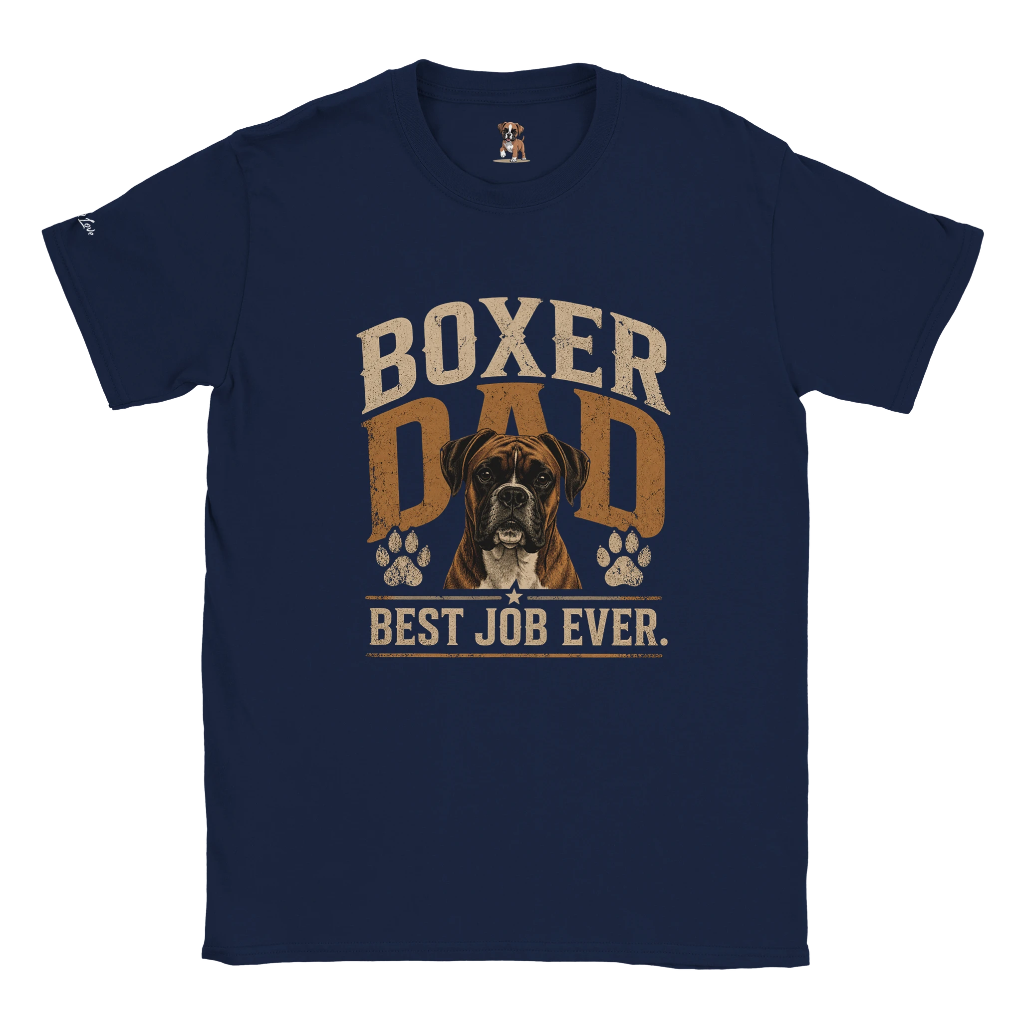 Boxer Dad Tee — Best Job Ever (V2) Secondary image