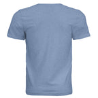 Solid Blue Triblend - 3413C - BACK