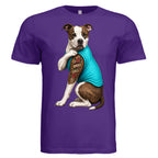 Solid Team Purple Triblend - 3413C - FRONT